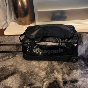 Patagonia Black Wheeled Travel Bag
